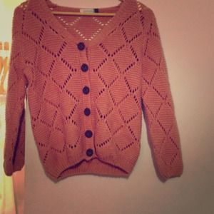Warm pink sweater
