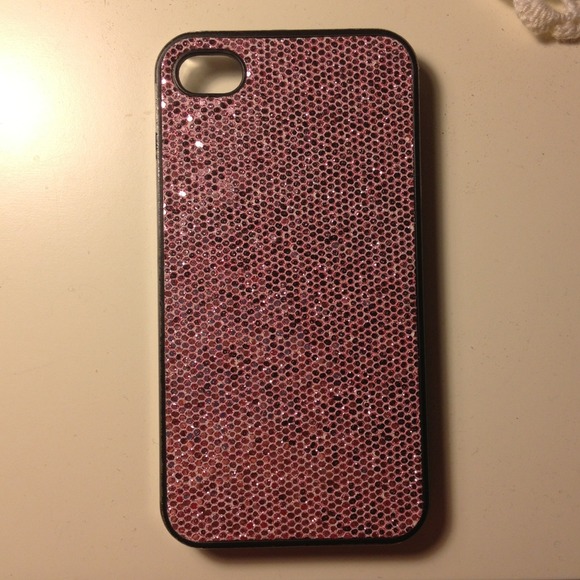 Pink sparkly iPhone 4/4S case