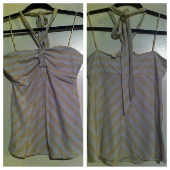 Shimmer strip guess halter