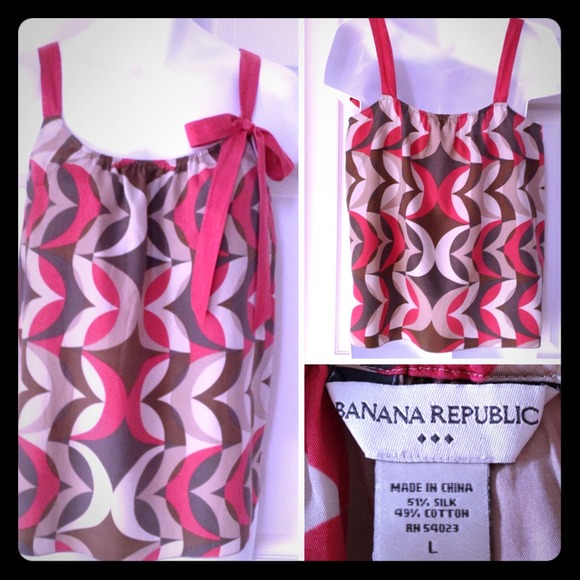 👛<BUNDLED4@tviville>👛BANANA REPBLC SilkBlend Top