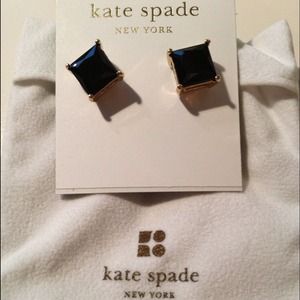 Kate Spade Black Studs