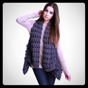 Reserved @roshellyaRabbit Fur Knit Vest SMITTEN M