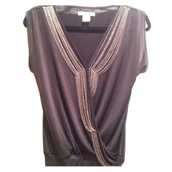 Black chained blouse - Picture 1 of 2