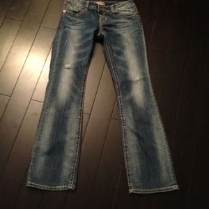 MEK distressed jeans--Size 28