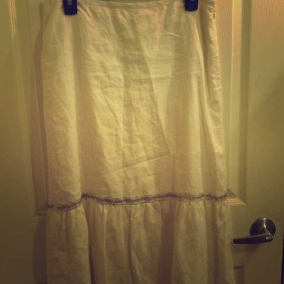 White skirt