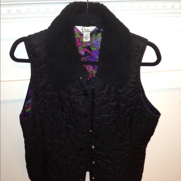 $60 Rare Lily Pulitzer vest Sz L