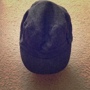 Dark grey cap hat