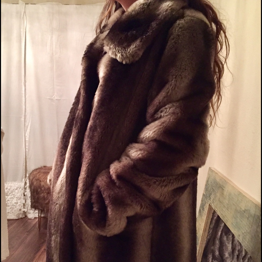 🎀dennisbasso Faux Fur Coat - Picture 4 of 5