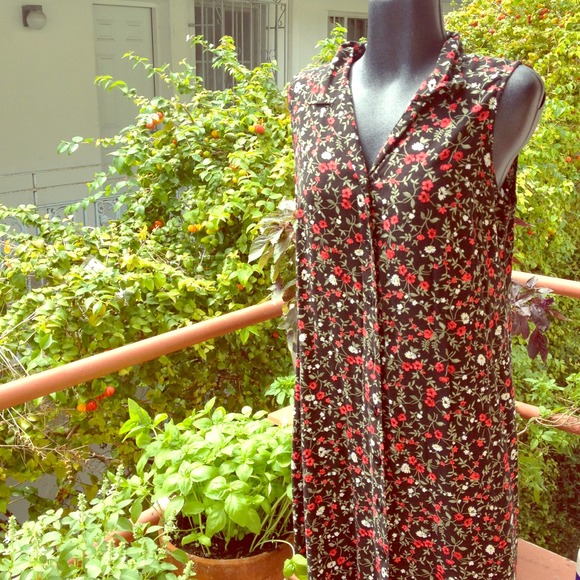 SOLD IN BUNDLE Flowers In The Night dress