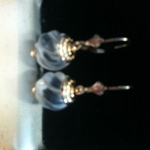 Beautiful Crystal 14K Earrings