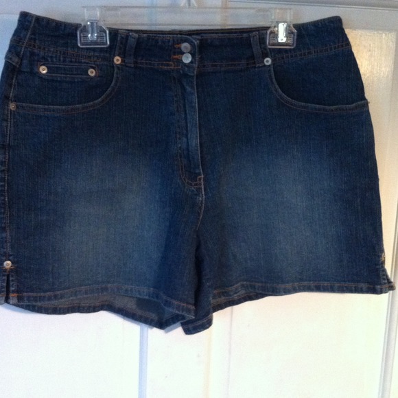 St. John's bay jean shorts.