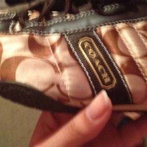 RESERVE! Brown coach sneakers