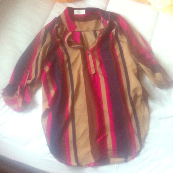Vintage striped blouse.