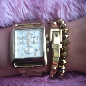 Michael Kors gold bangle bracelet