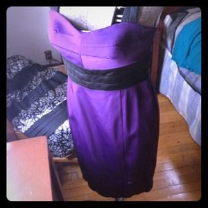 Shin length dress
