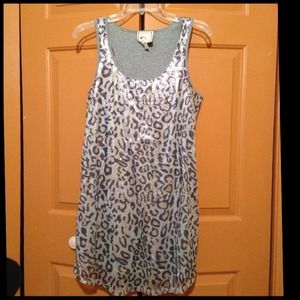 Leopard Sequin Tunic