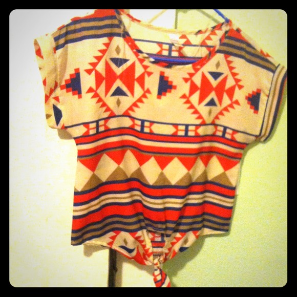 Tribal Print Top