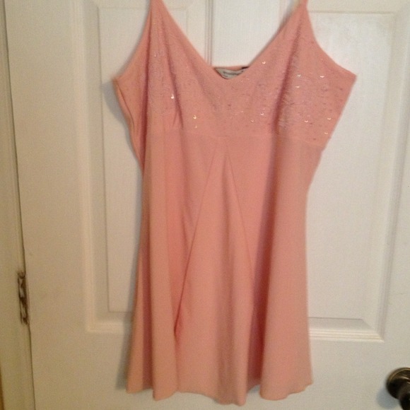 Pink beaded tank