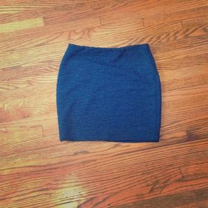 Navy high wasted skirt