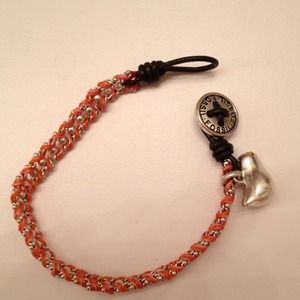 Fossil bracelet with bird charm✂reduced✂