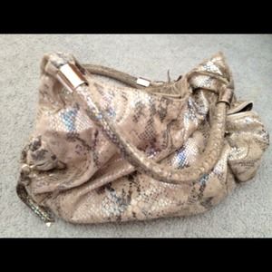 Snake skin purse