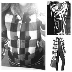 💋🎉10/26 HOST PICK🎉 Black&white plaid jacket