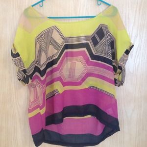 Aztec crop top