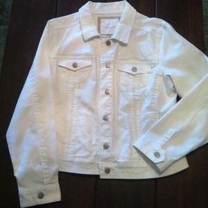 White denim jacket