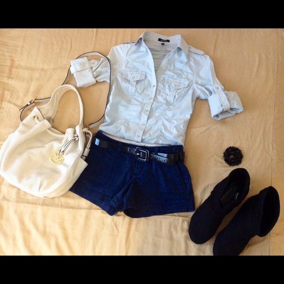 Express Button Down Shirt XXS