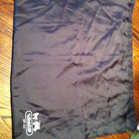 Coach dust bag