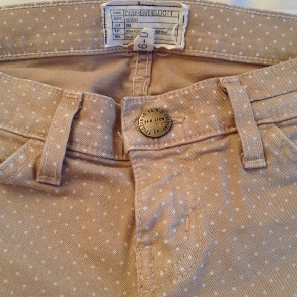 Current Elliot Polka Dot Skinnies