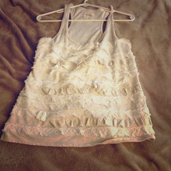 * Reserved* Hollister tan tank never worn