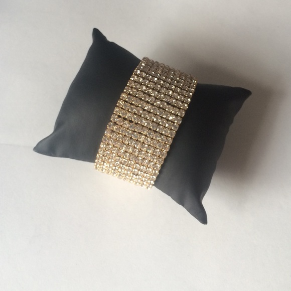 10 Tier Mesh Style Stretch Bracelet