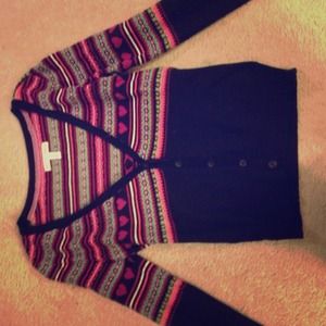 Comfy button- up sweater