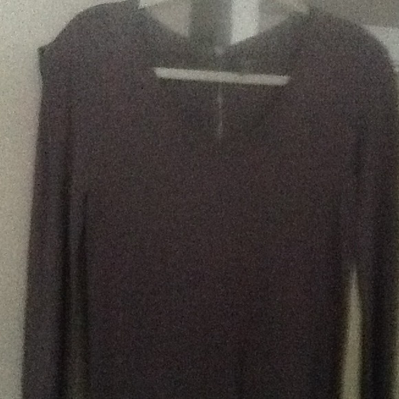 Grey long sleeve sweater Dress