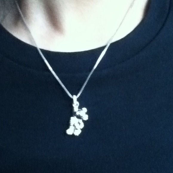 PRICE REDUCED-Swarovski bear pendant necklace set