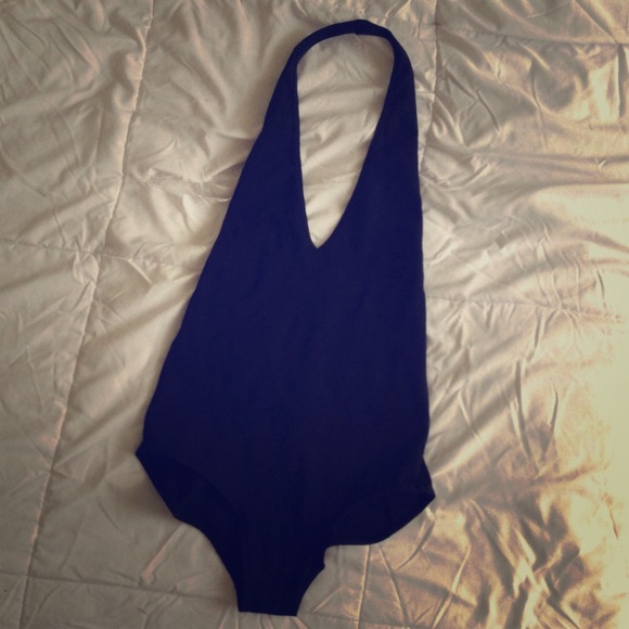 American Apparel halter body suit