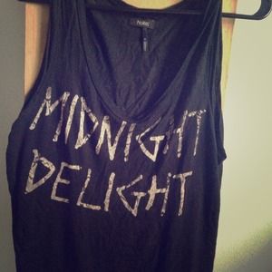 ❌TRADED NOLLIE Midnight Delight black tank M ❌
