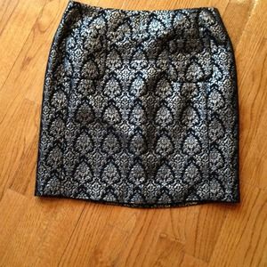 Awesome silver and black skirt