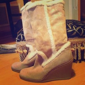 Authentic coach boots