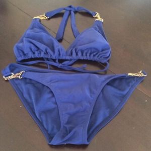 Never worn Navy blue bikini