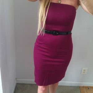Cute dress 3/4 size magenta strapless
