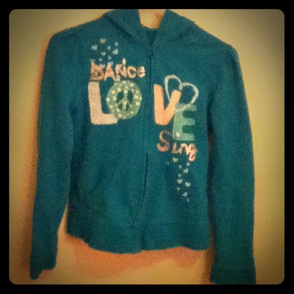 Blue, kiddish, sweatshirt