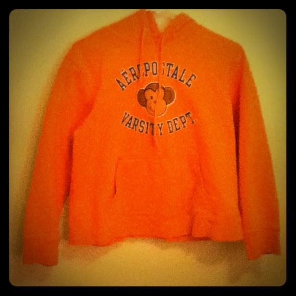 Cute, orange sweatshirt!