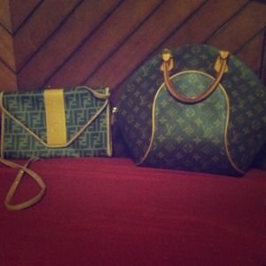 Vintage fendi / Louis Vuitton ellipse