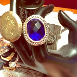Royal blue ring