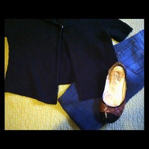 GIFTED Short sleeve cable knit sweater