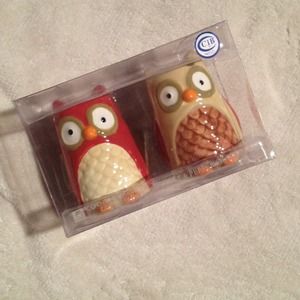 Owl salt and pepper shakers