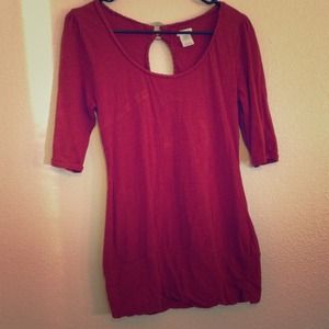 ⭐Reduced⭐Burnt orange, 3-quarter sleeve shirt