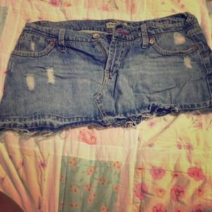 Denim skirt
